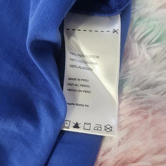 Blue Graphic T-Shirt with Bunny Skull Design - Picture 3 of 4